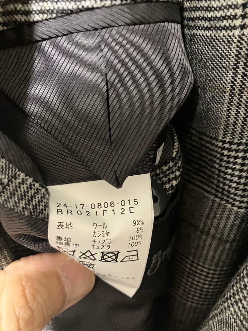 Sakado Express グレンプレイドダブルスーツ　ウールカシミヤ