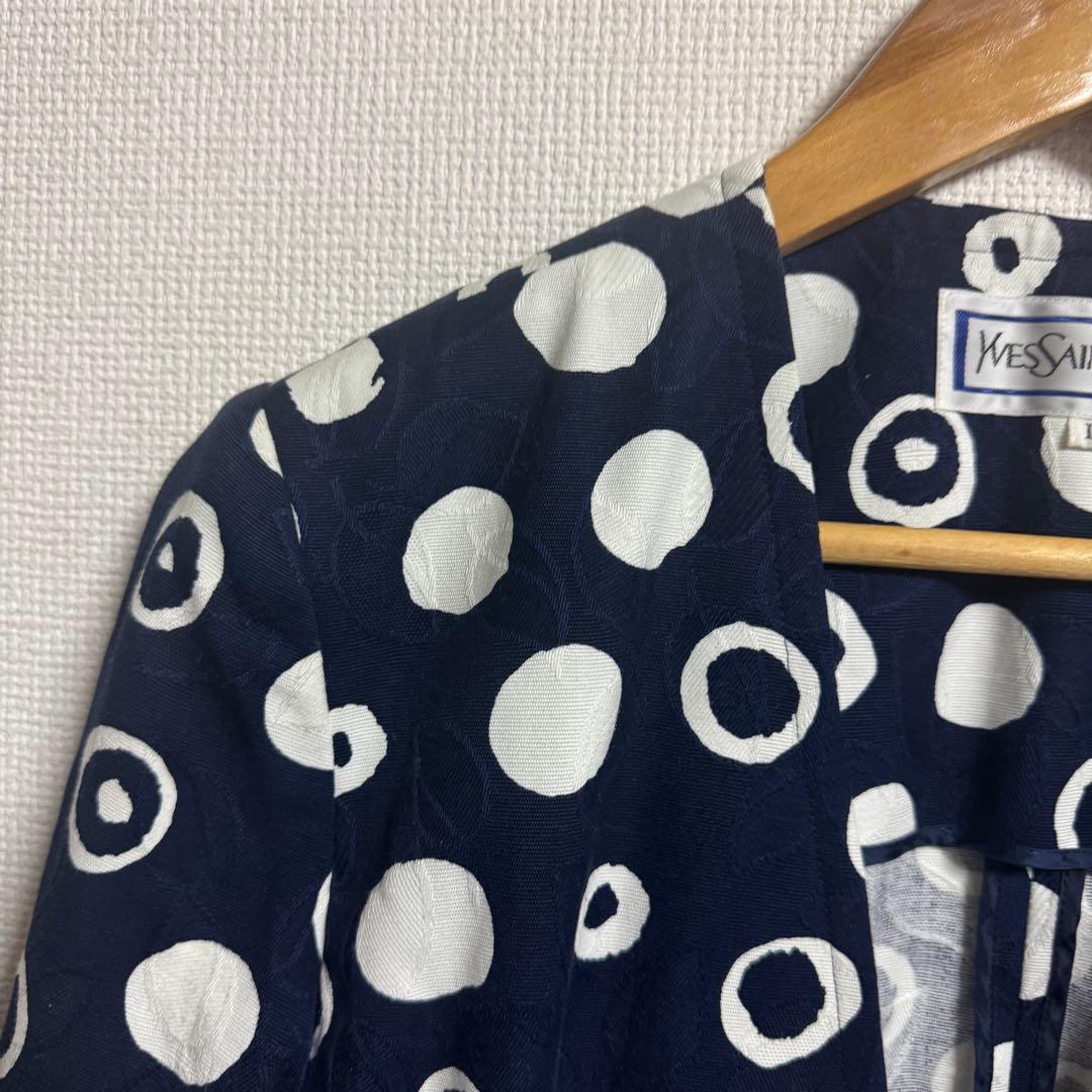 合馬様Yves Saint Laurent ドットブレザー　y2k