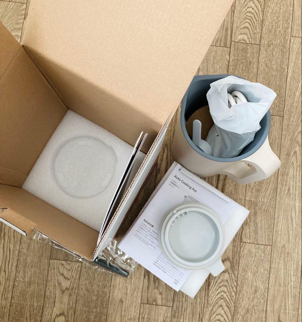 お値下げ【新品未使用】レコルト自動調理ポットRSY-2(W) クリームホワイト