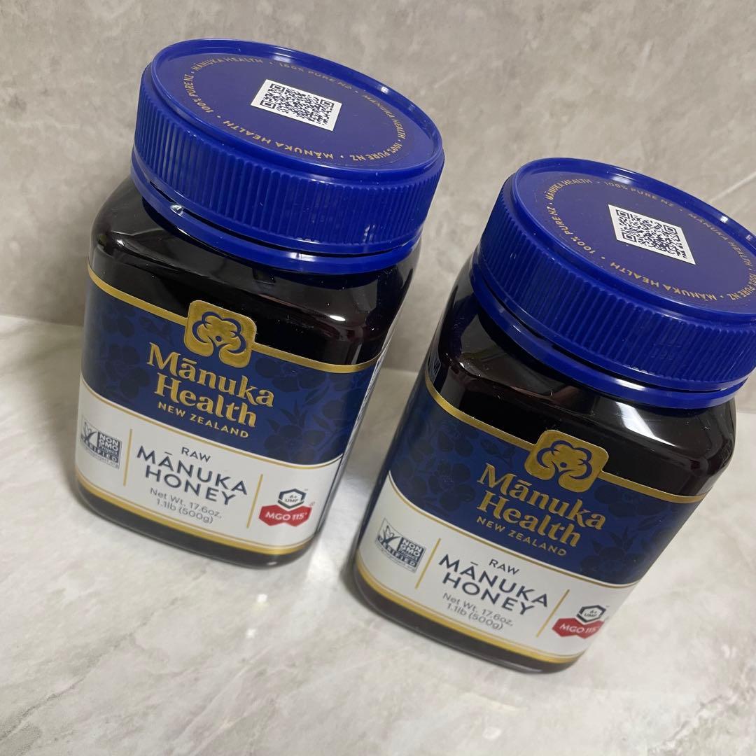 マヌカハニー MGO115+ マヌカヘルス 500g はちみつ 6+UMF 2つ