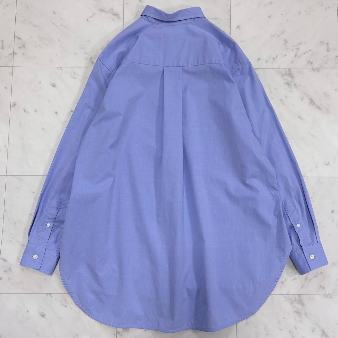 美品✨アパルトモン　ドゥーズィエムクラス　Aラインシャツ　オーバーサイズ　青