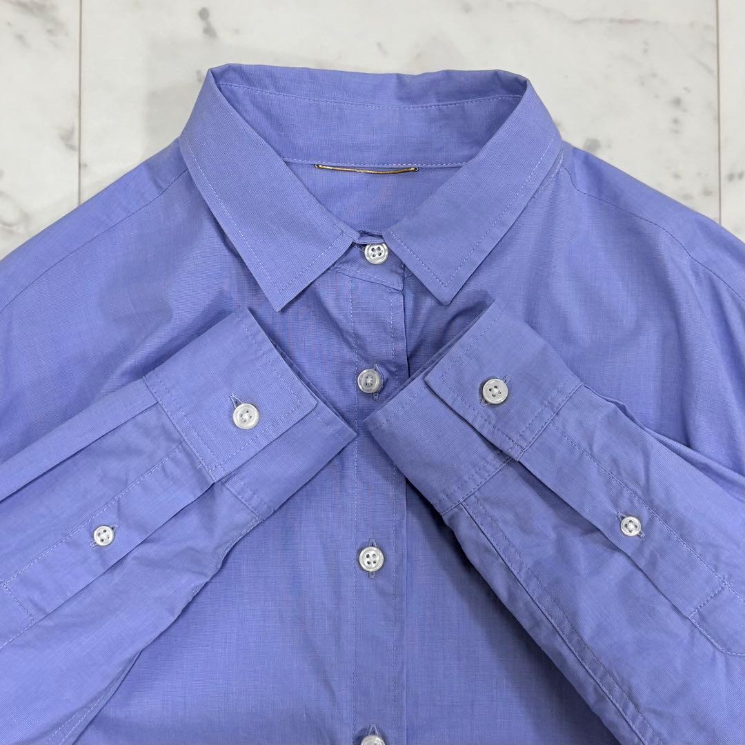 美品✨アパルトモン　ドゥーズィエムクラス　Aラインシャツ　オーバーサイズ　青
