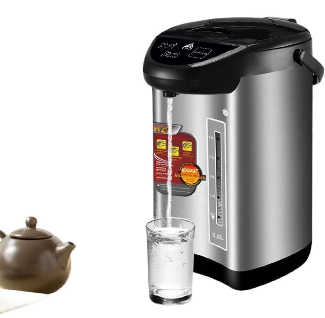 電気ポット 5.8L【節電対策】電気ポット ポット マイコン式 保温温度調整