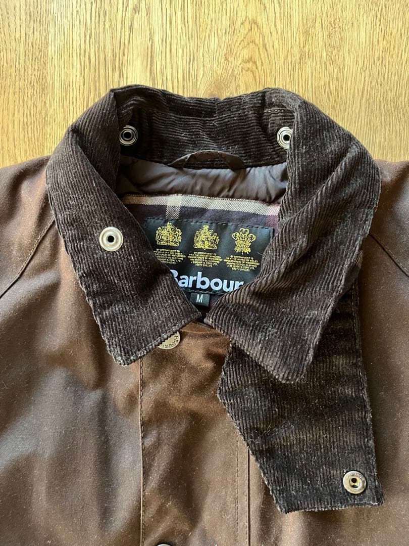 Barbour バブアー　ビデイルワックスコットン　ブラウン　M