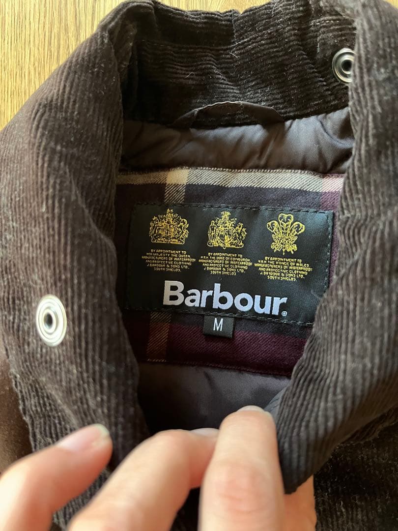 Barbour バブアー　ビデイルワックスコットン　ブラウン　M