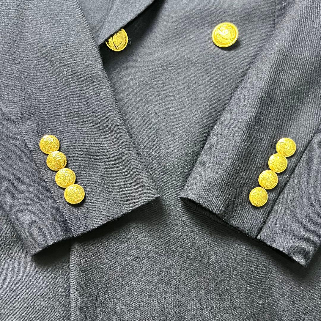 ラルフローレン　紺ブレ　金ボタン　ダブル　11号