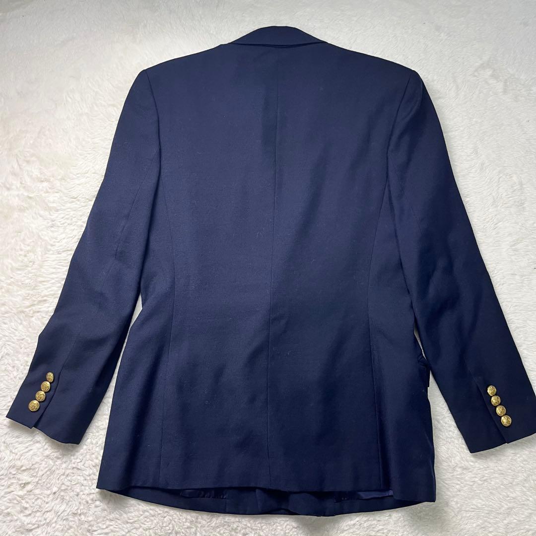 ラルフローレン　紺ブレ　金ボタン　ダブル　11号