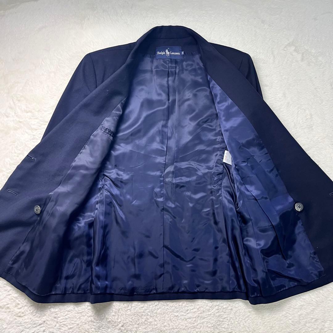 ラルフローレン　紺ブレ　金ボタン　ダブル　11号