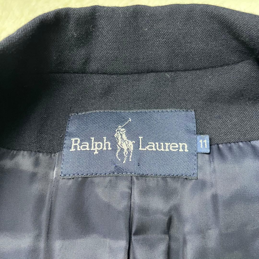 ラルフローレン　紺ブレ　金ボタン　ダブル　11号
