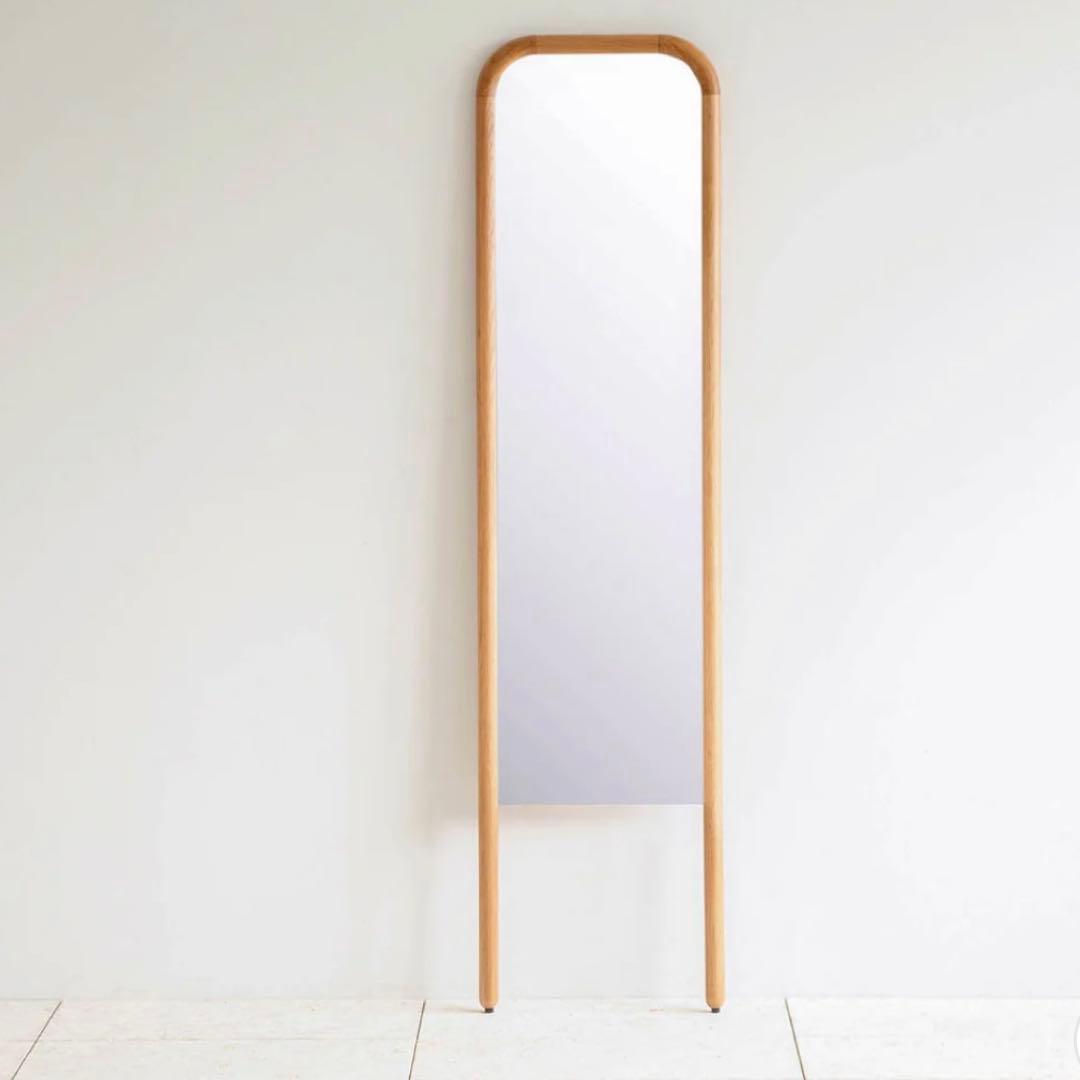 関家具 スタンドミラー スーク 姿見 鏡 オーク 新品 定価27500円