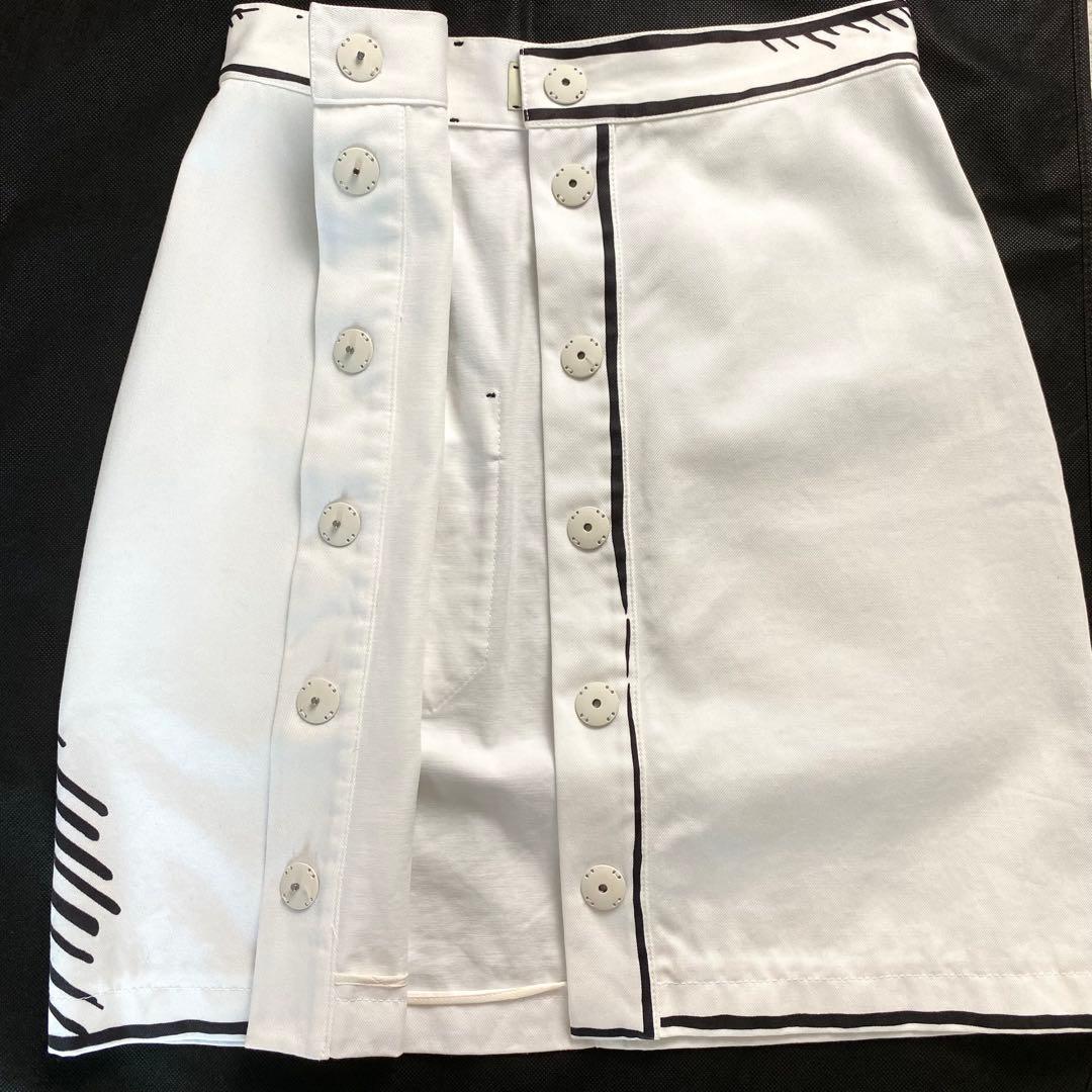 【極美品☆入手困難】フェンディ ジョシュア・ヴィーダスコラボ スカート 36 M