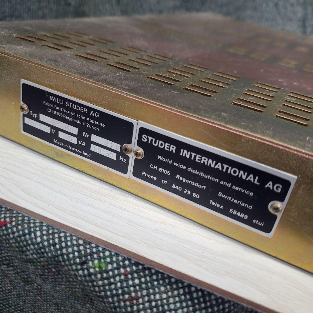 プロ用 業務用 studer stereo power amp