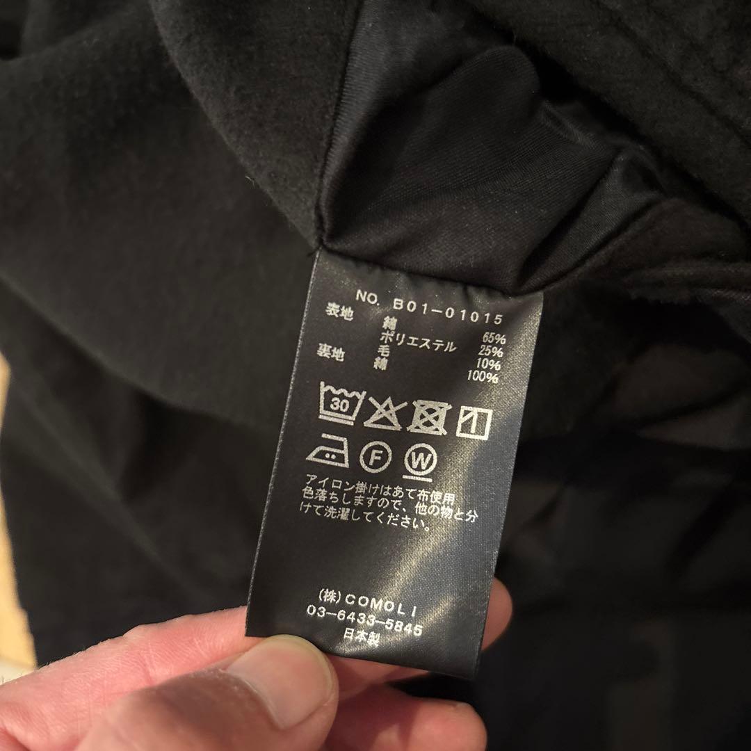 COMOLI 25ssポストワークツイルジャケット1