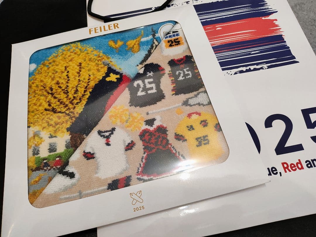 (非売品)慶應大学フェイラーコラボタオルハンカチ連合三田会大会　FEILER