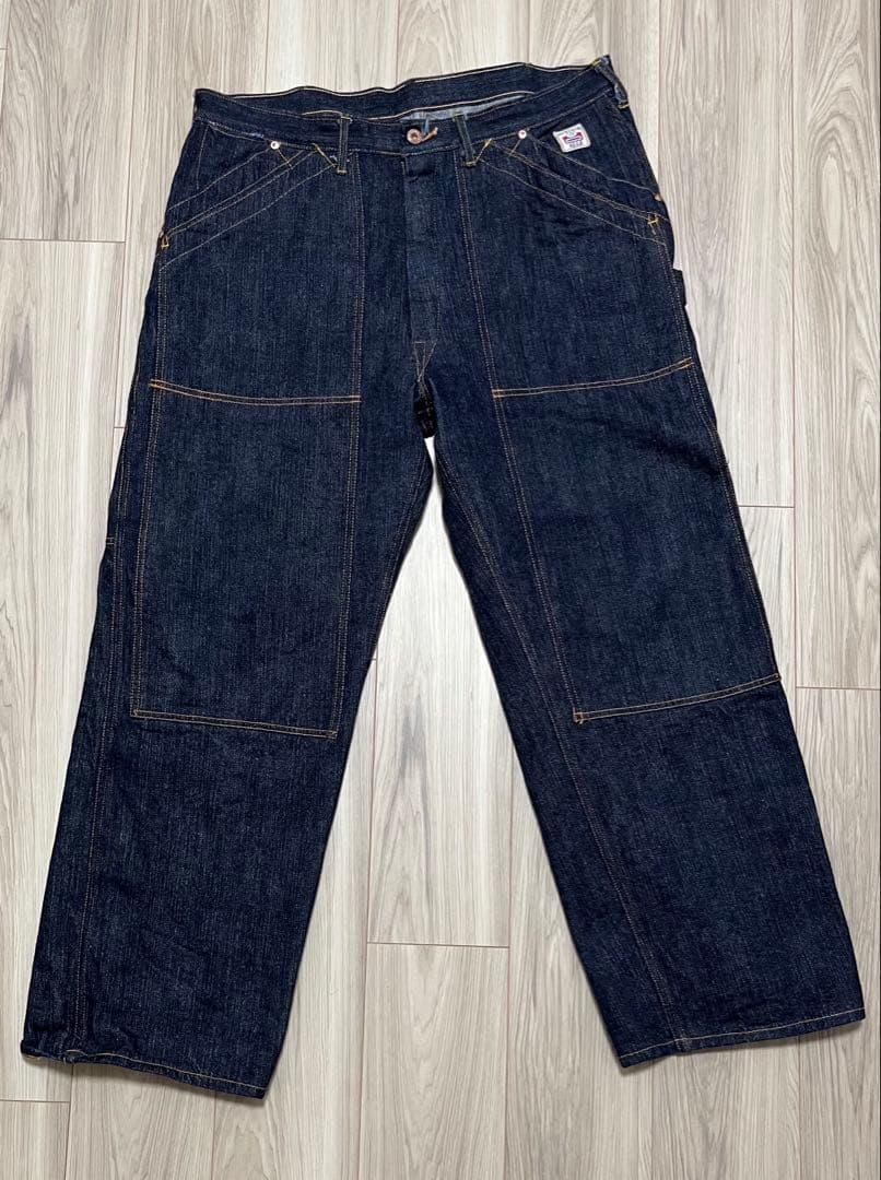 ワンピースオブロック バータックオール 大戦デニムワークパンツ