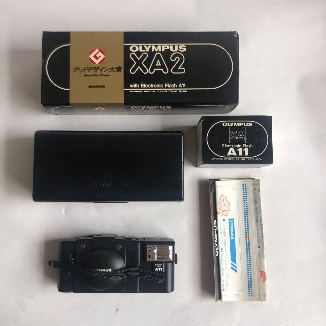 OLYMPUS XA2 フィルムカメラ + フラッシュ A11 ジャンク