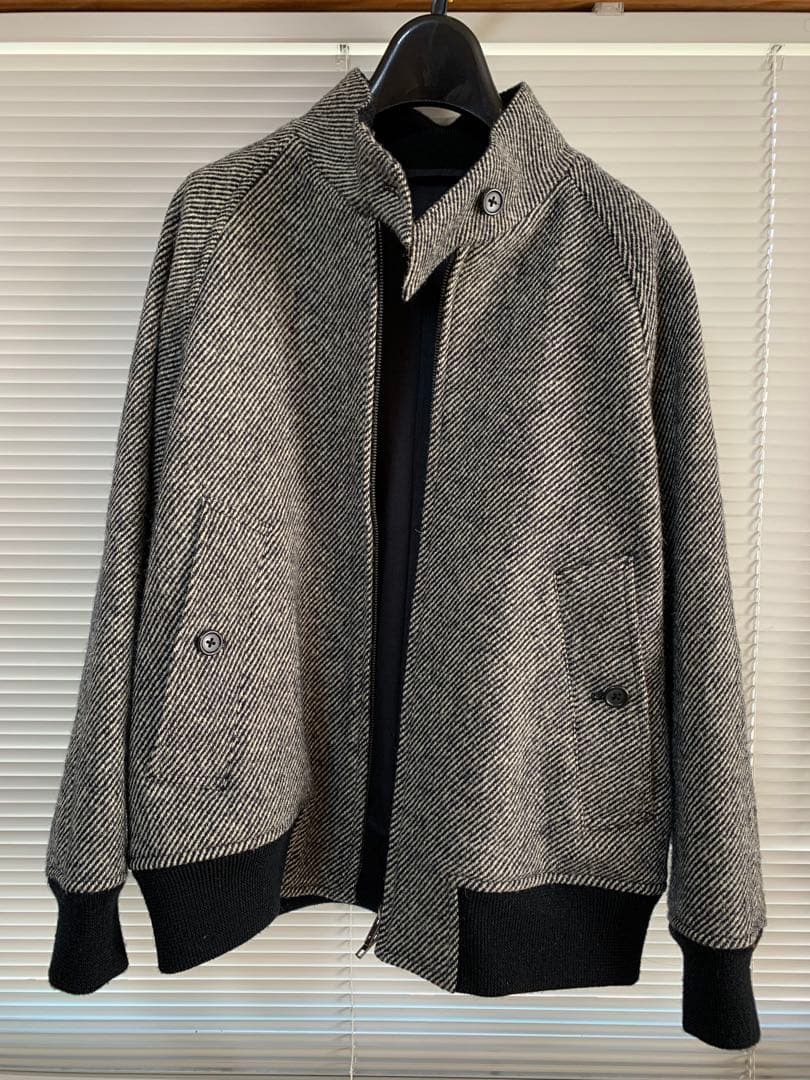 マーガレットハウエルウールヘリンボーンブルゾン