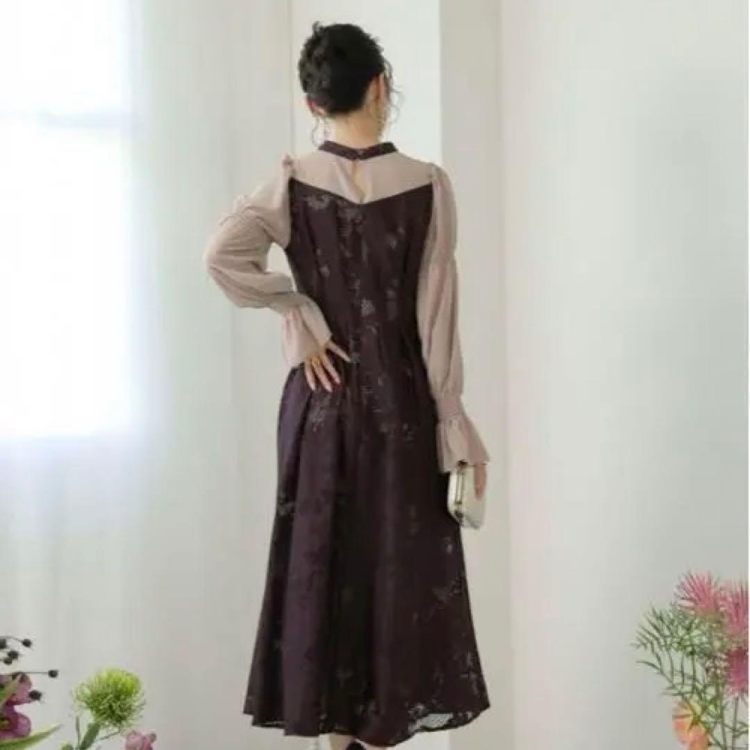 kana シャーリング キャンディー スリーブ アシンメトリー レース