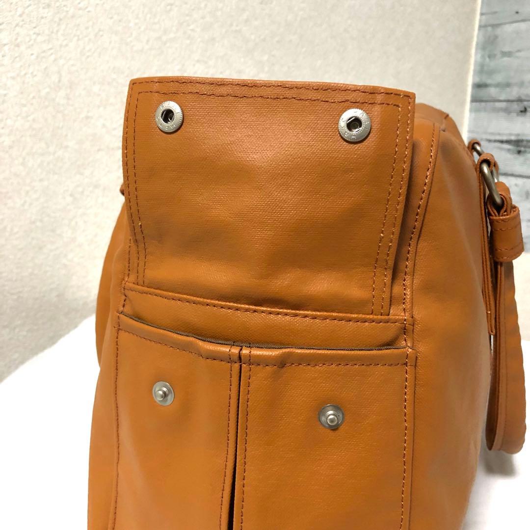 美品✨人気 ポーター フリースタイル ミニボストンバッグ 大容量 キャメル