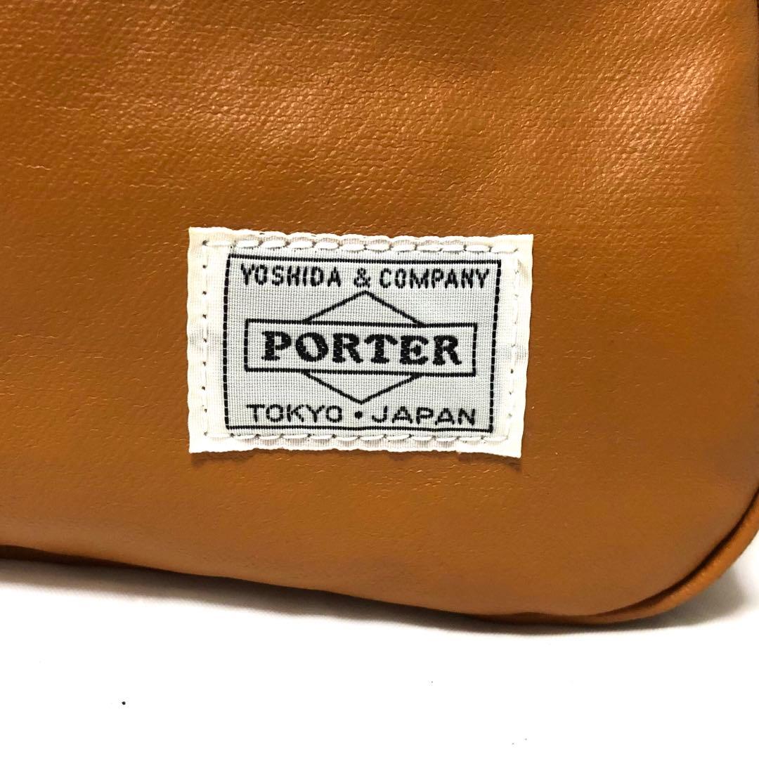 美品✨人気 ポーター フリースタイル ミニボストンバッグ 大容量 キャメル
