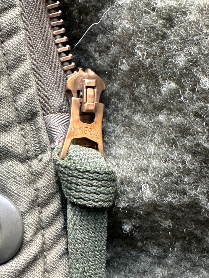 実物　70s A-2デッキ　ジャケットオリーブグリーン ミリタリージャケット