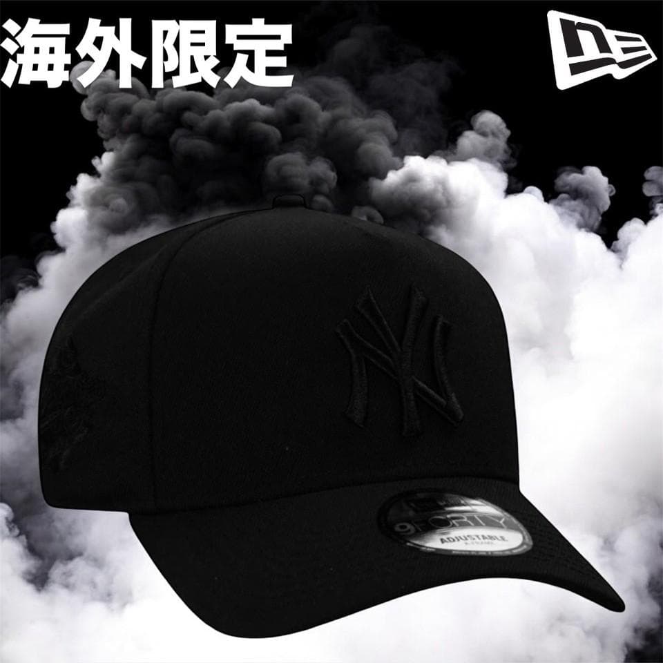 newera ニューエラ 9FORTY ヤンキース キャップ オールブラック