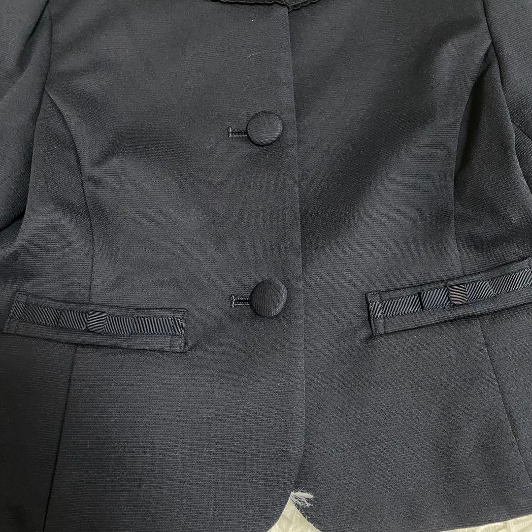 美品✨組曲　フォーマルセットアップ　ワンピース＋ボレロ　紺　160cm 近年