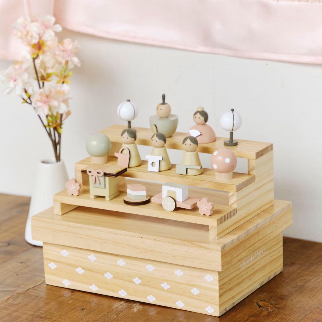 ジミンさま // サリュ ＊ ひなまつり 完売品【収納できる雛人形セット】