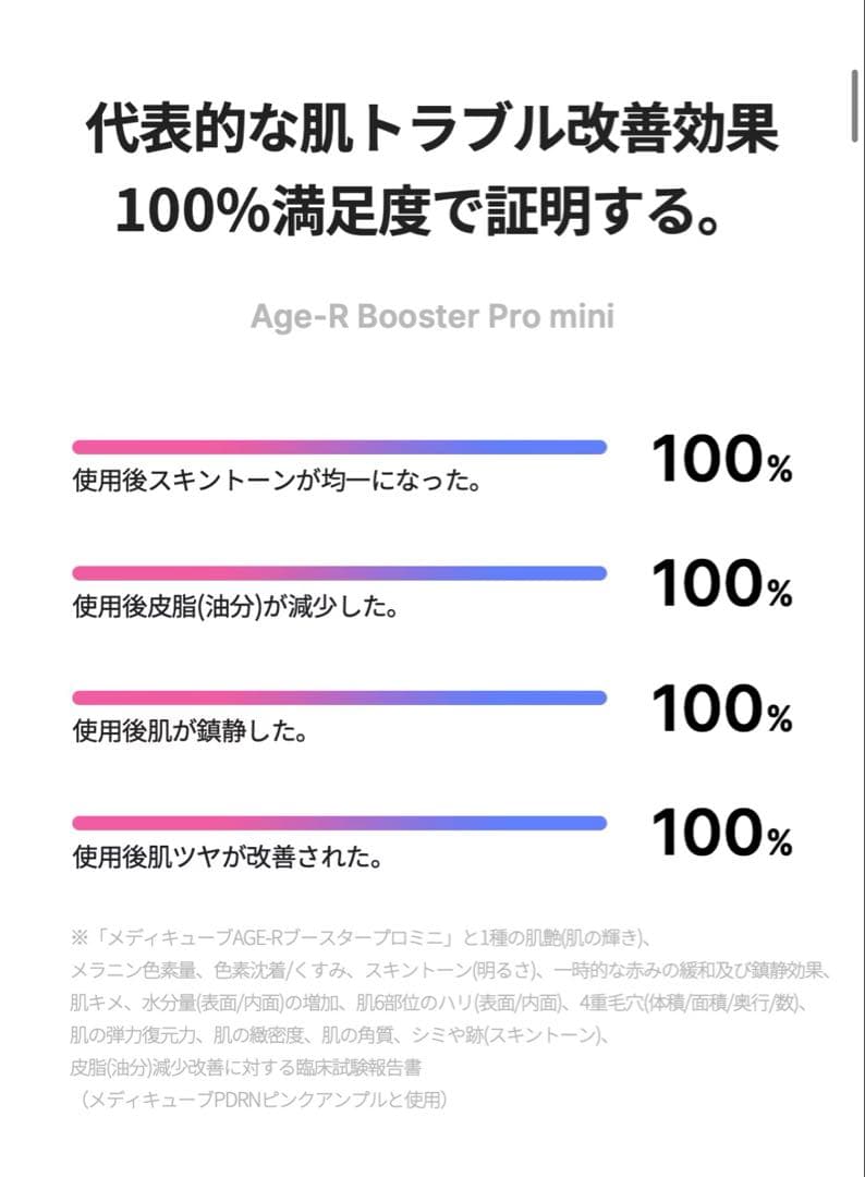 【新品未開封】medicube メディキューブ BOOSTER PRO ミニ