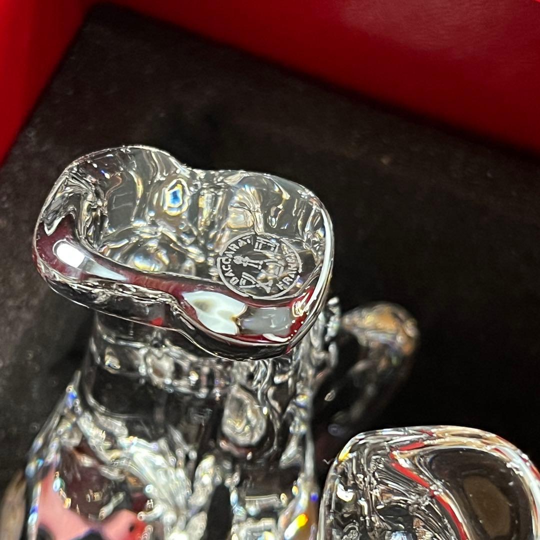 バカラ ネコ ラウンドバックキャット クリスタル