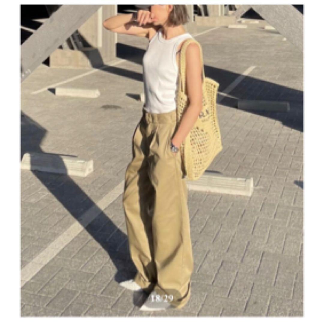 初回生産　ok.soon×dickies コラボチノ［ワイド］