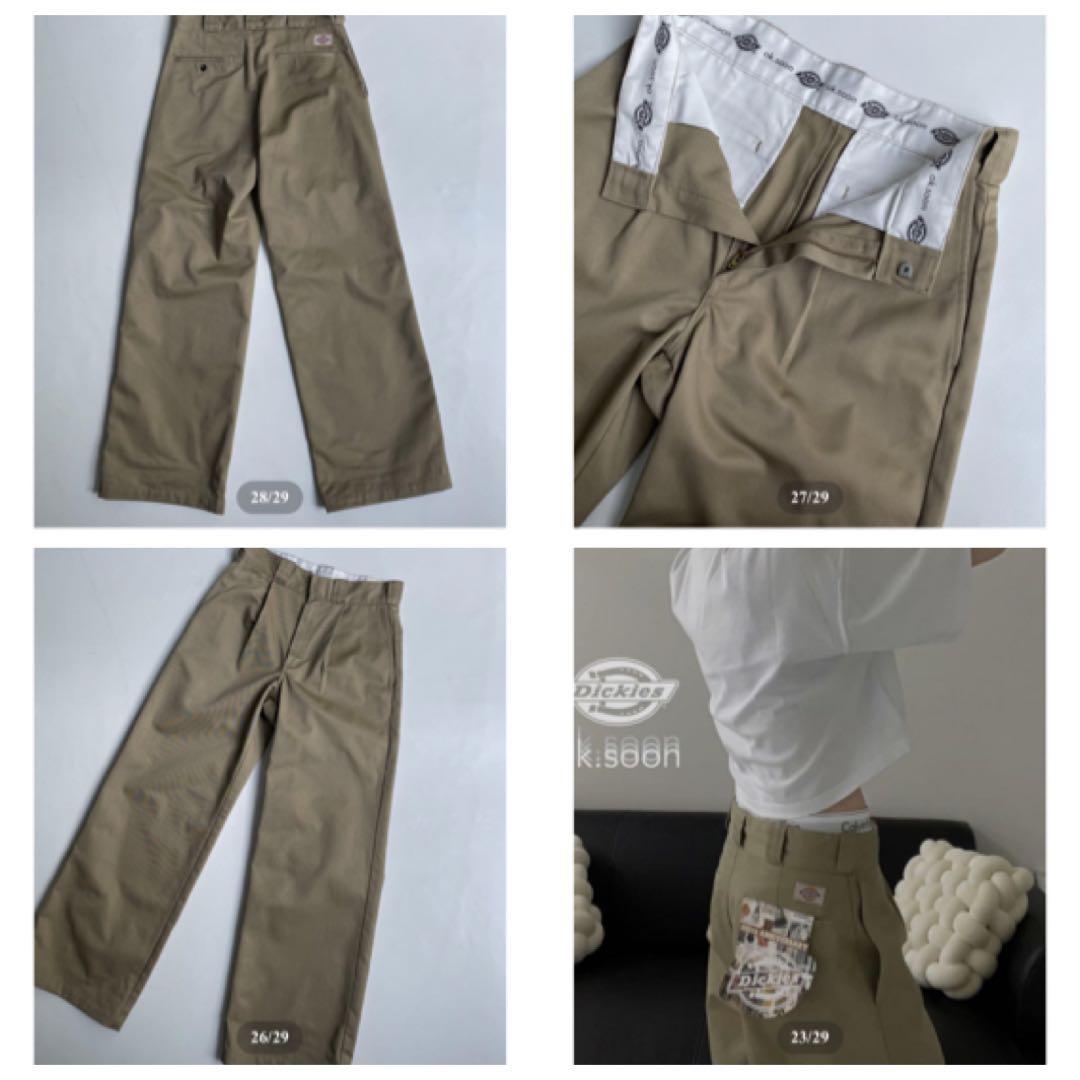 初回生産　ok.soon×dickies コラボチノ［ワイド］