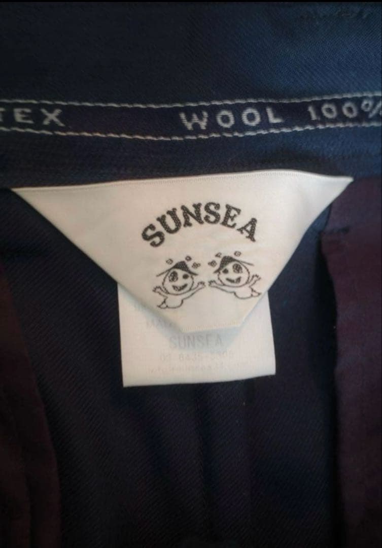 パンツ SUNSEA N.M Thickened Wide Pants/NAVY