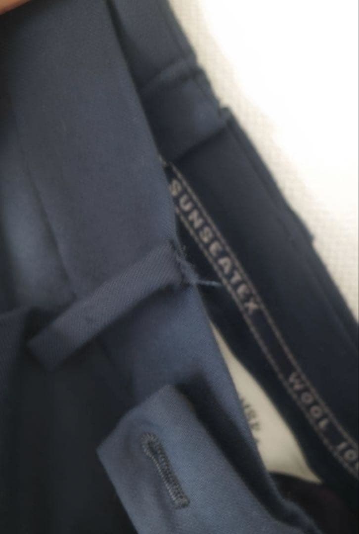 パンツ SUNSEA N.M Thickened Wide Pants/NAVY