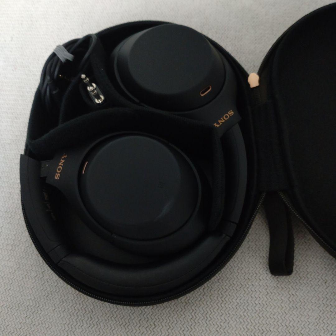 SONY オーバーイヤーヘッドホン ブラック 収納ケース付き