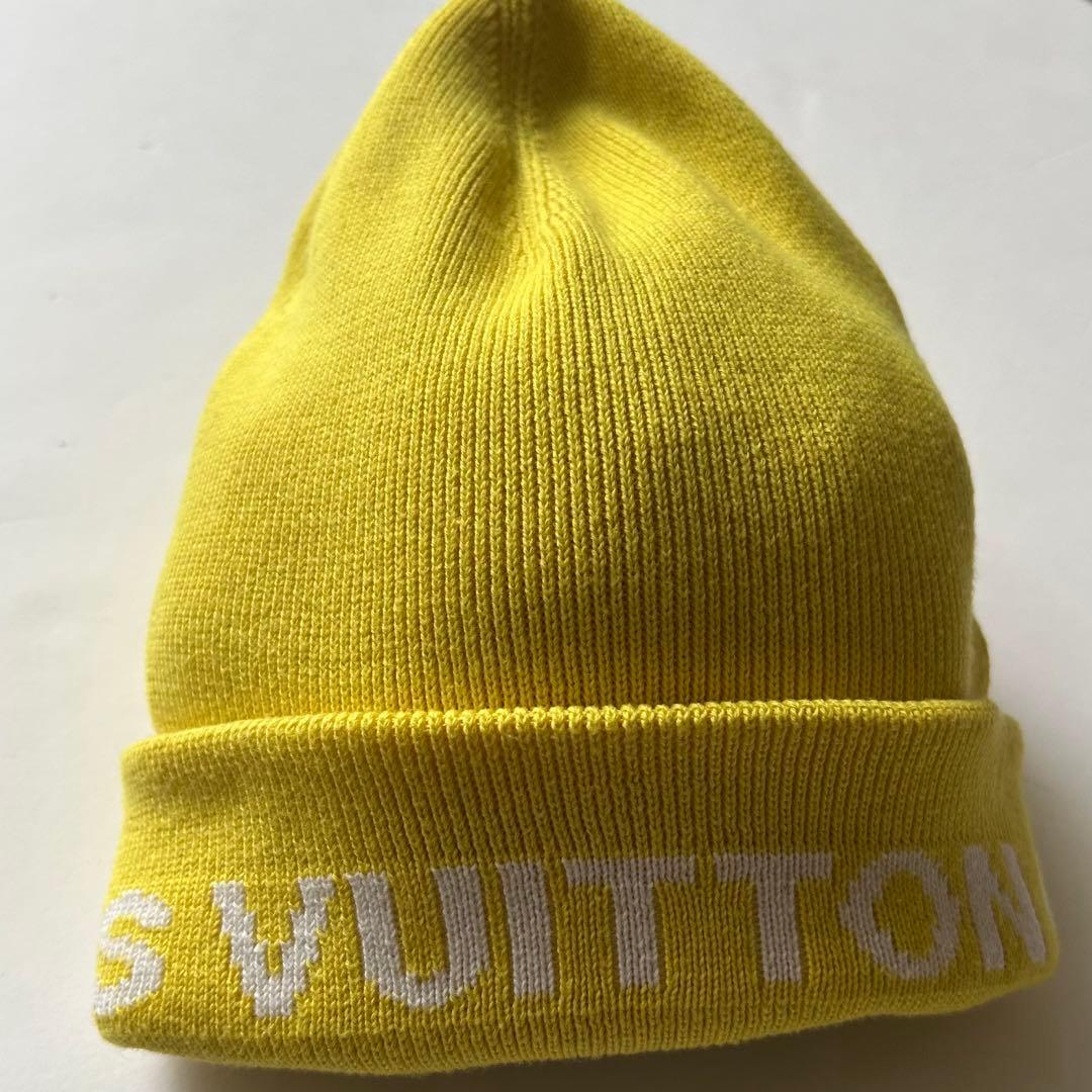 【美品】LOUIS VUITTON ニット帽　LVカップ
