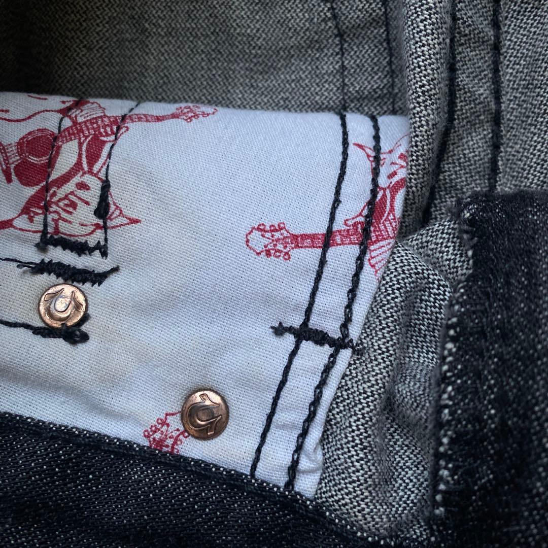 専用ページTrue Religion Ricky ブラックデニム 28x33