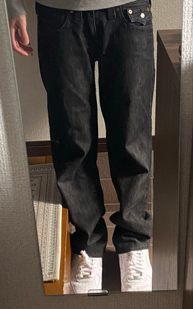 専用ページTrue Religion Ricky ブラックデニム 28x33