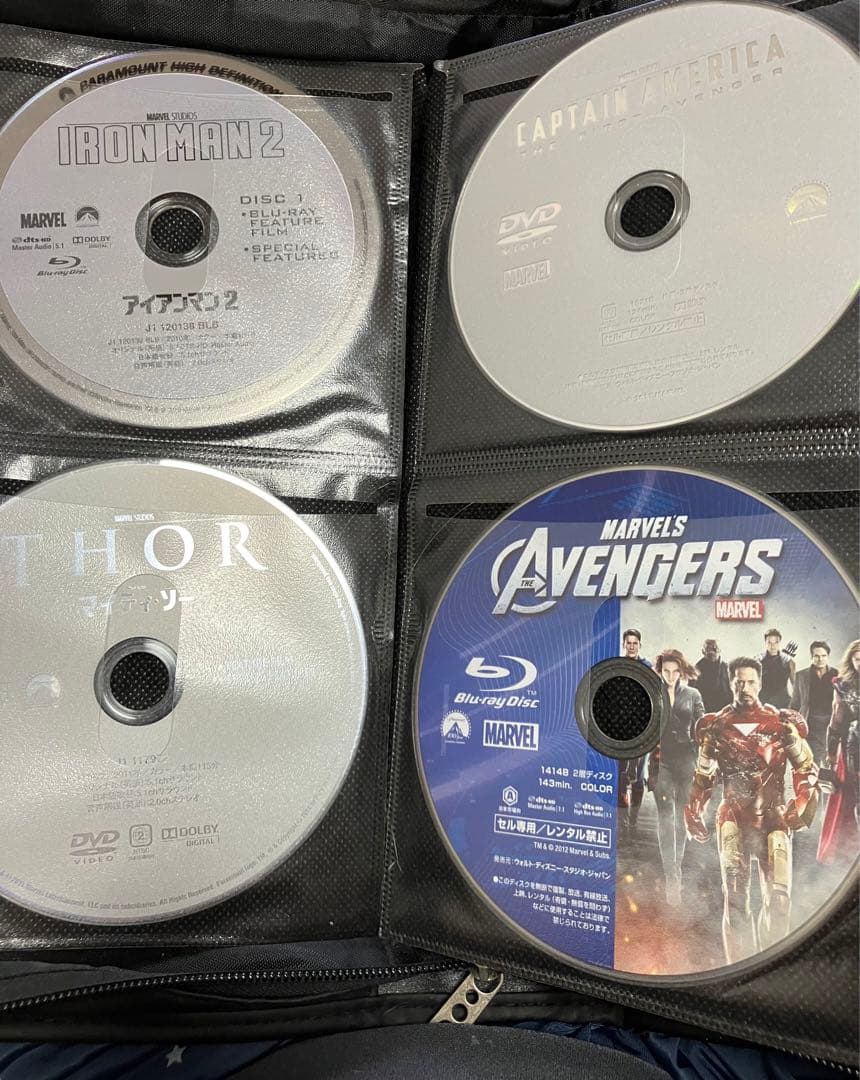 marvel DVD&Blu-rayセット　セール中