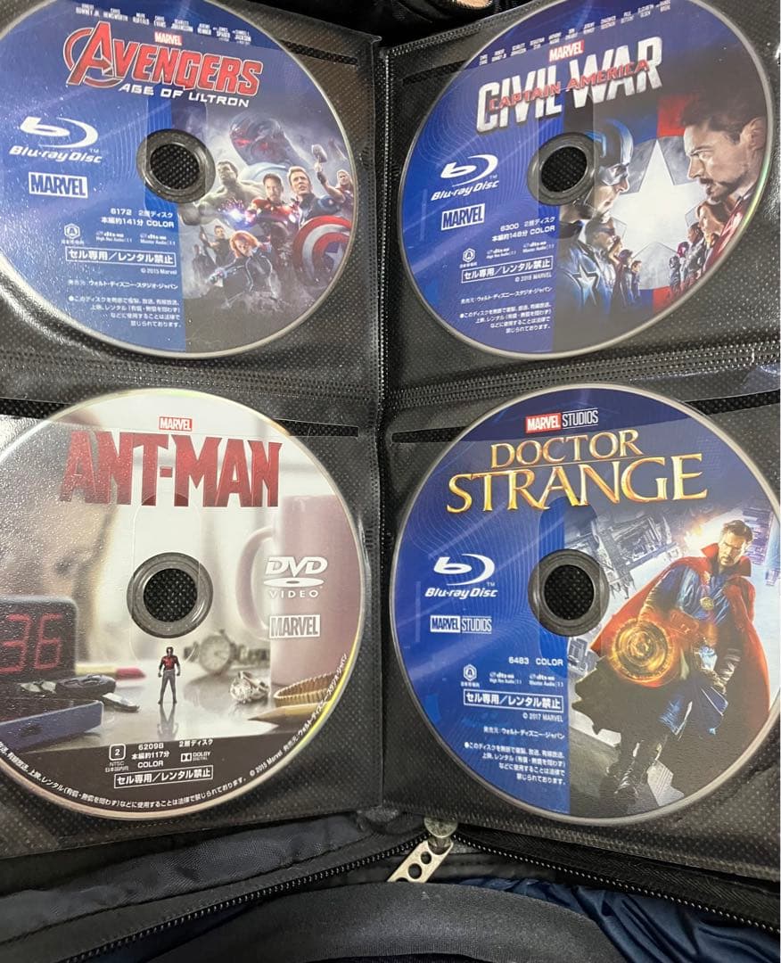 marvel DVD&Blu-rayセット　セール中