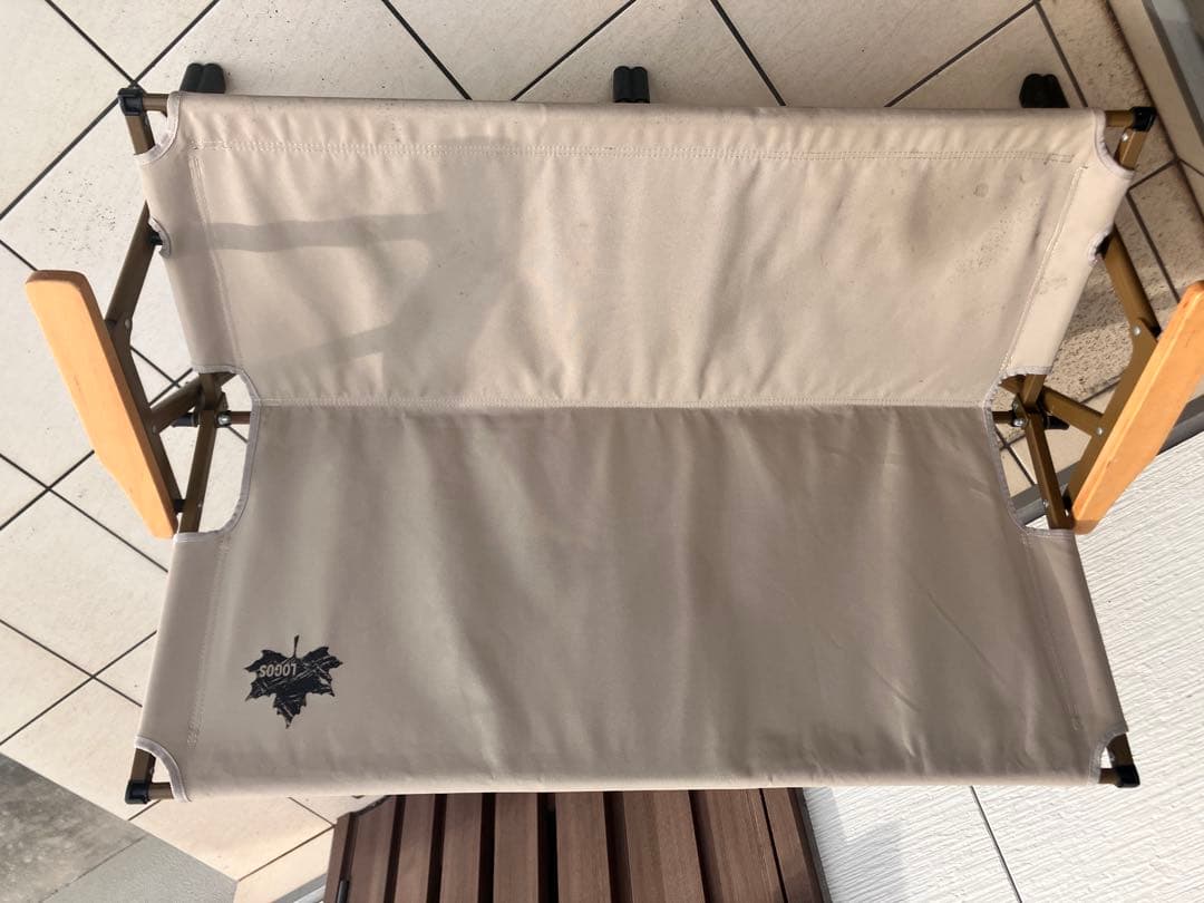 Logos 折りたたみ式アウトドアチェア グレー