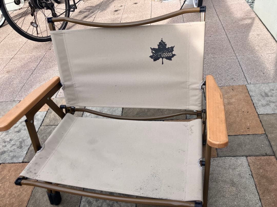 Logos 折りたたみ式アウトドアチェア グレー