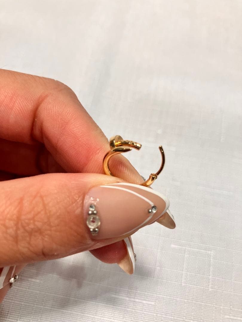 【Cartier】カルティエ ジュストアンクルピアス(片耳用)