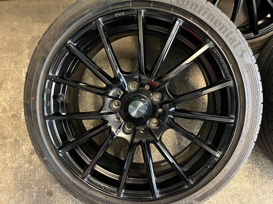 weds sa-35r 17インチタイヤホイールセット4本　塗装品