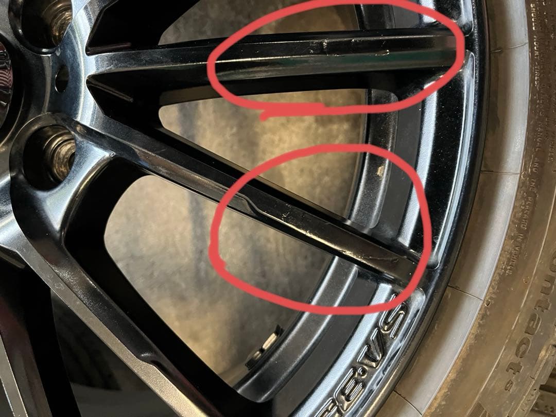 weds sa-35r 17インチタイヤホイールセット4本　塗装品