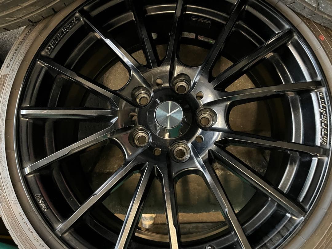 weds sa-35r 17インチタイヤホイールセット4本　塗装品