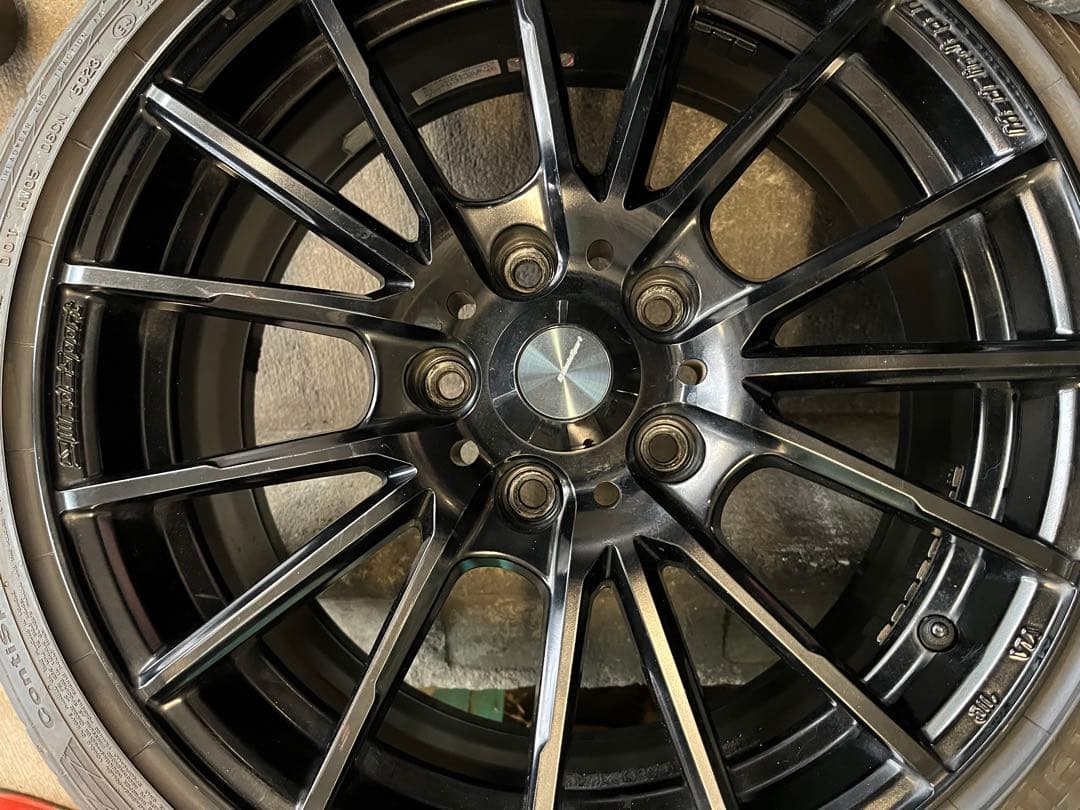 weds sa-35r 17インチタイヤホイールセット4本　塗装品