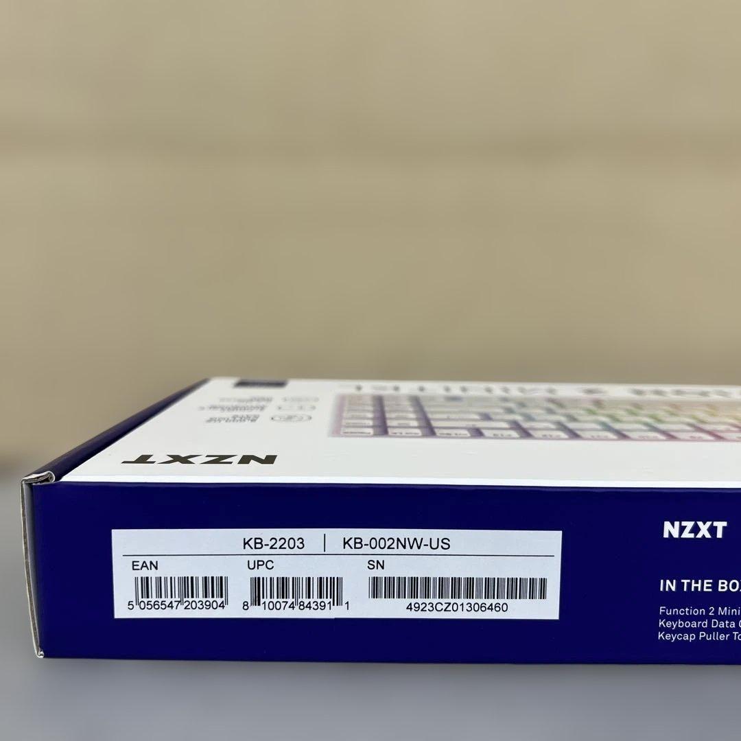 キーボード 601327NZXT Function 2 MiniTKL White RGB