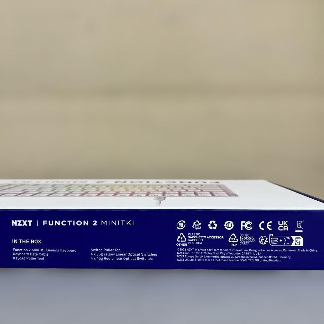 キーボード 601327NZXT Function 2 MiniTKL White RGB