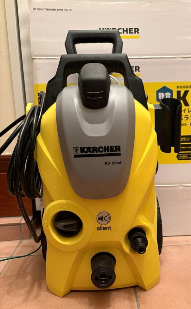 【美品】ケルヒャー 高圧洗浄機 K3 サイレントベランダ 別売り水道ホース付き